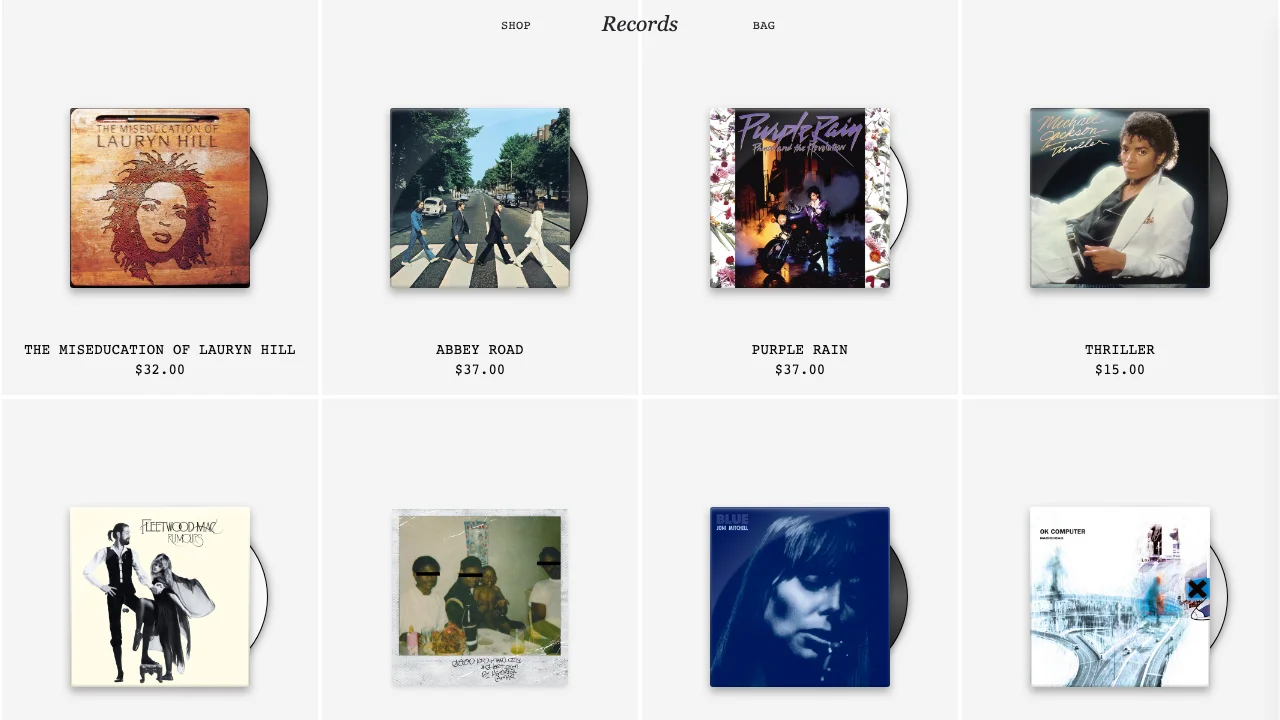 Loading preview of Wax — Vinyl Record Store Template